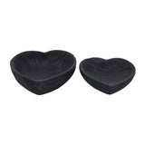 Heart Black Bowls