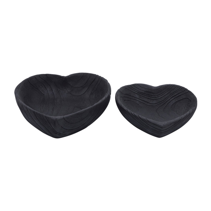 Heart Black Bowls