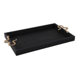 Faux Leather Snake Tray