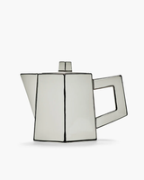 Tea pot white - black Carte Blanche
