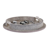 GENEVA GREY HAIR ON HIDE TRAY