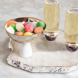 Nut Bowl Marble & Silver