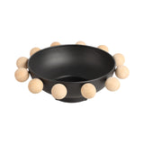 Bowl With Large Wooden Knobs