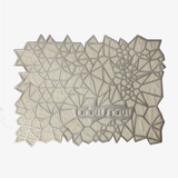 Challah Cover Geometric Champagne