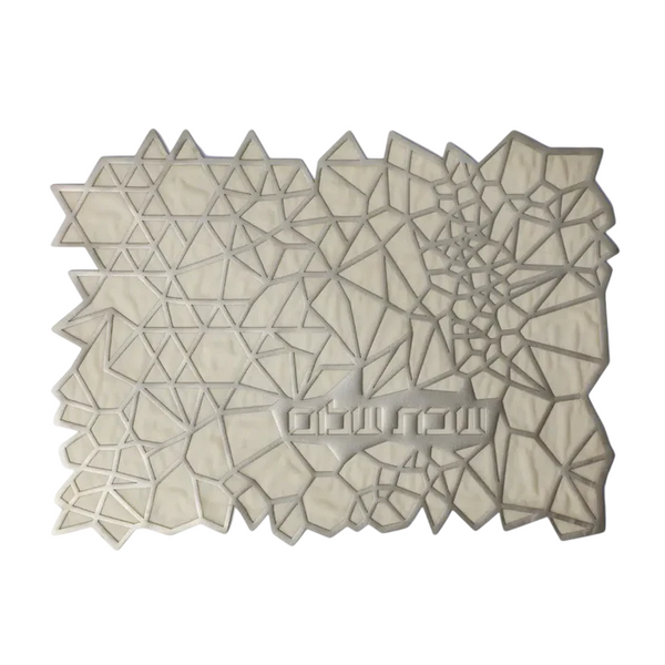 Challah Cover Geometric Champagne