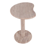 DUMAH BEIGE MARBLE ACCENT TABLE