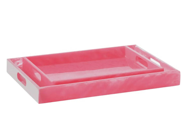 Large Pink Resin Tray