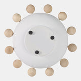 Bowl With Large Wooden Knobs