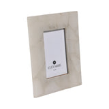 WHITE QUARTZ PHOTO FRAME