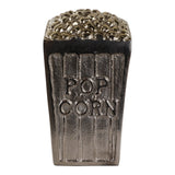 7" Popcorn Bucket, Silver/Gold