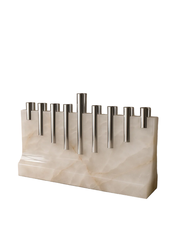 Stone Hanukkiah - ONYX