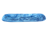 Classical Rectangle Platter - Denim  Swirl