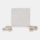 Marble 8"x 8" Tic-Tac-Toe