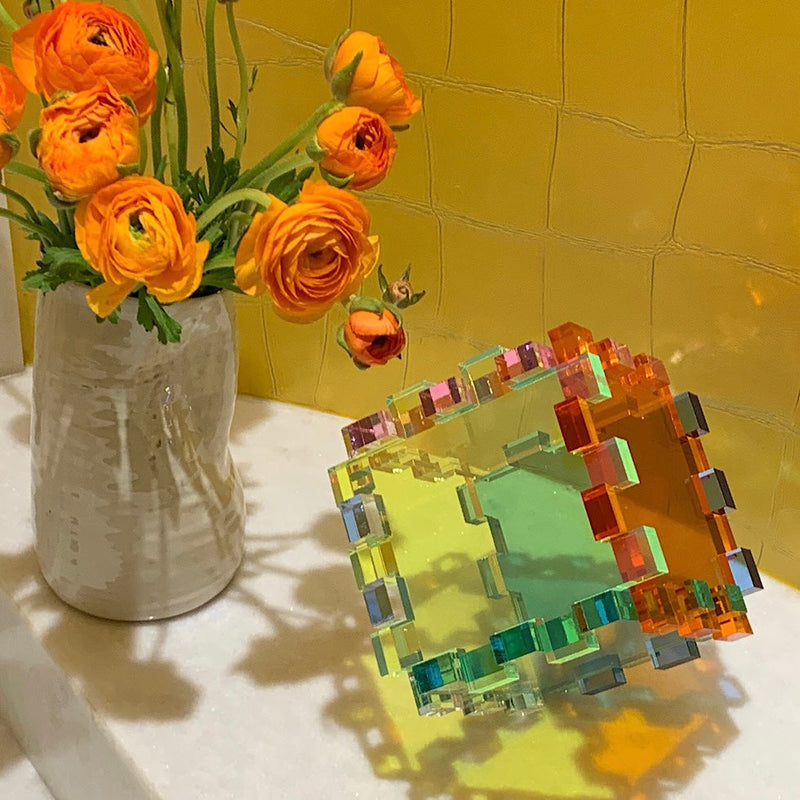 Multicolor Interlocking Cube