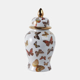 BUTTERFLIES TEMPLE JAR MEDIUM