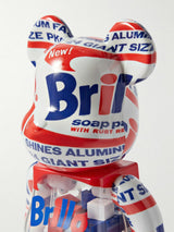 Be@rbrick Andy Warhol "Brillo" 2022 100% and 400% Set