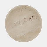 Travertine Footed Bowl