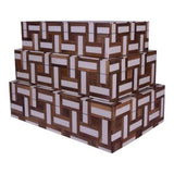 WOOD LATICE BOXES