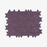 Challah Cover Magen David Eggplant