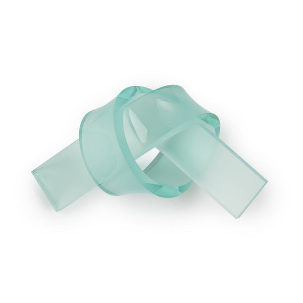 Matte Glass Green Love Knot