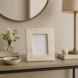 White Quartz Photo Frames