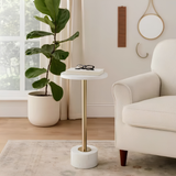 Marble Top Accent Table