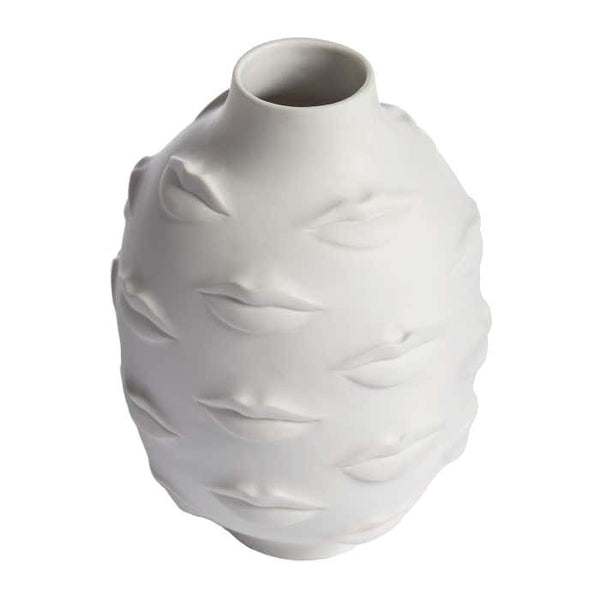 LIPS VASE, WHITE