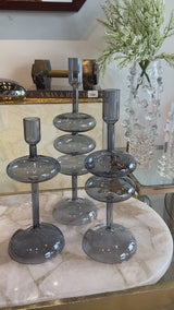 BUBBLE TAPER CANDLE HOLDER II