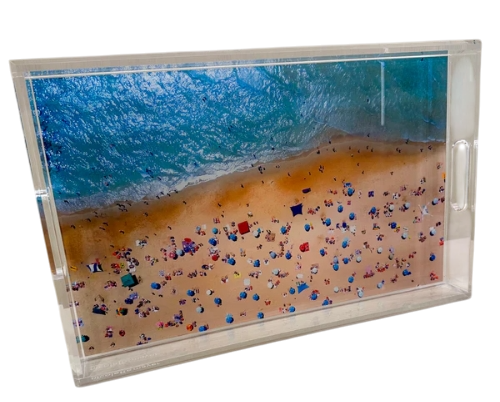 The Beach Aerial ACRYLIC TRAY