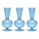 Tess Bud Vase in Blue, Set of 3 in a Box