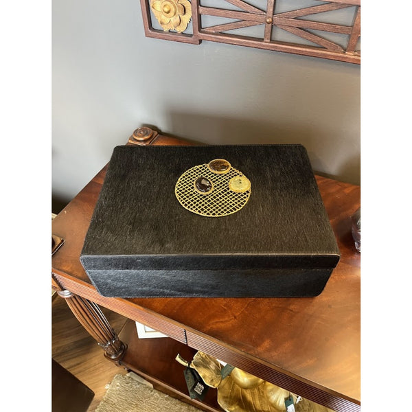 Black Hair on Hide Box