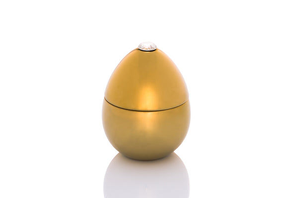 Candle in Ceramic Gold