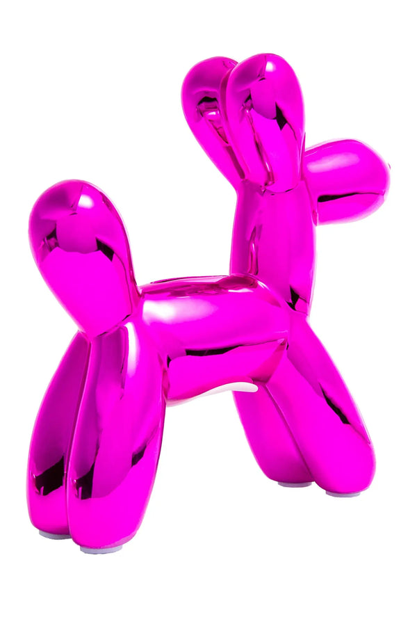 Hot Pink Balloon Dog - 12"