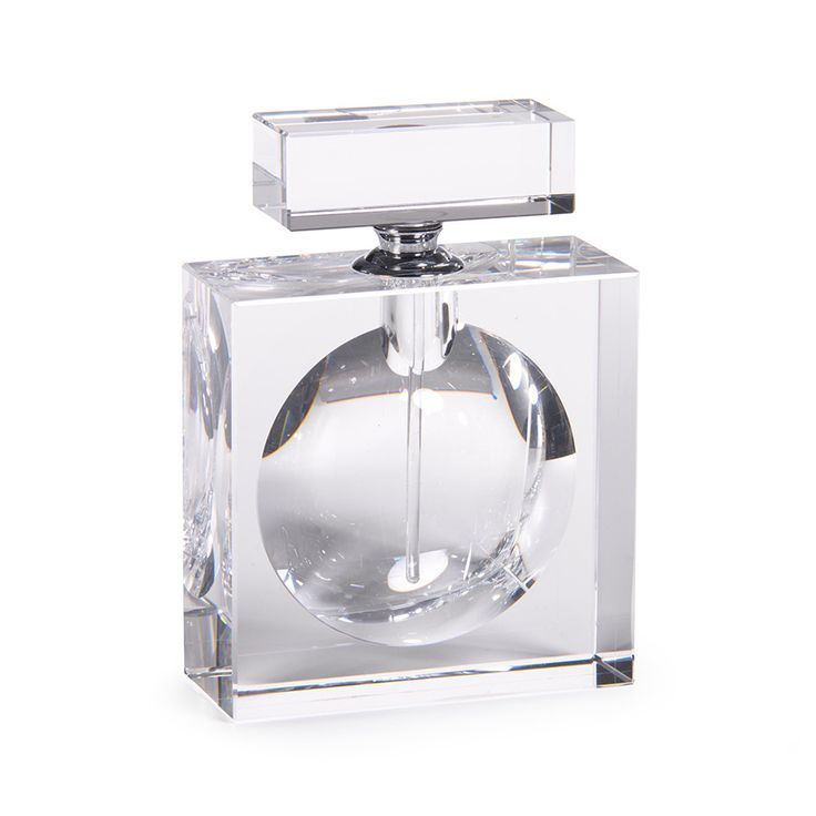 Modern Morocco Glass Perfume Bottle - Rectangular - Large