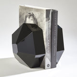 S/2 Crystal Bookends-Black