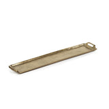 Rectangular Aluminum Tray - Dark Gold - Medium