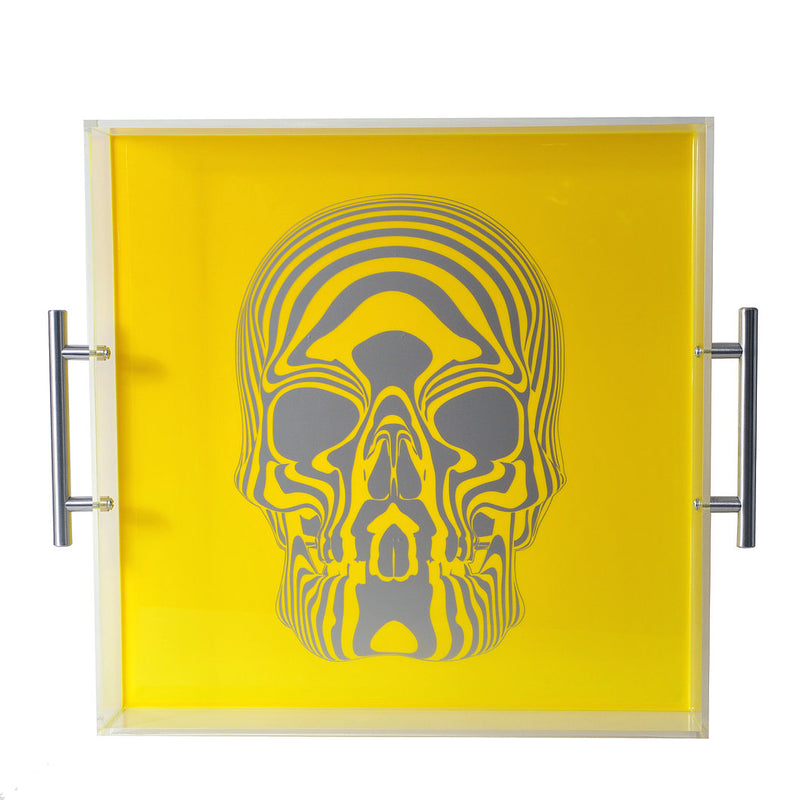 Skull Tray, Neon Yellow