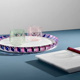 Prism Crystal Edge Tray, Crystal
