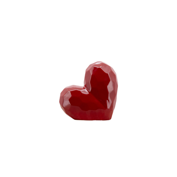 8" Red Ceramic Heart