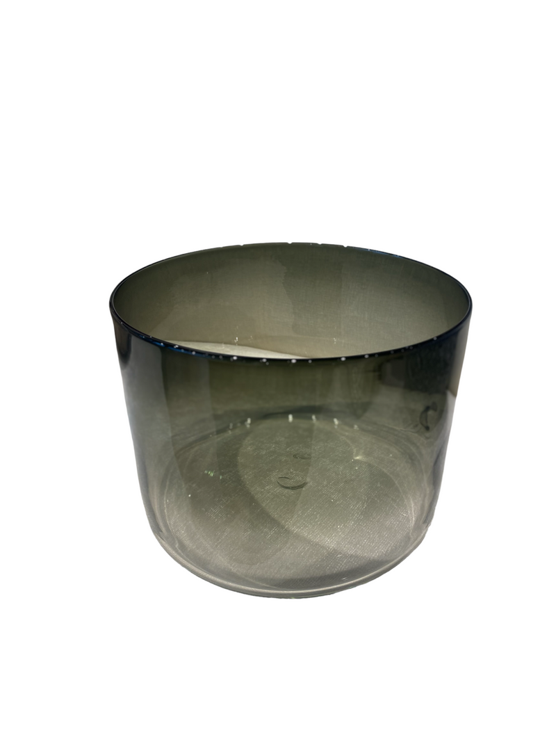 Dimple Vase XL Wide- Smoke