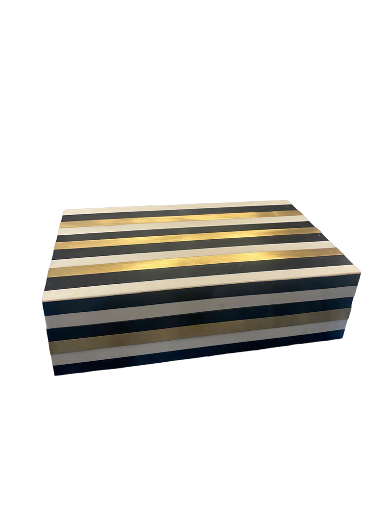 Large Striped Box