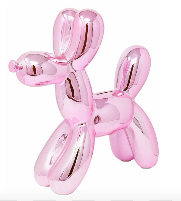 Pink Balloon Dog - 7.5"