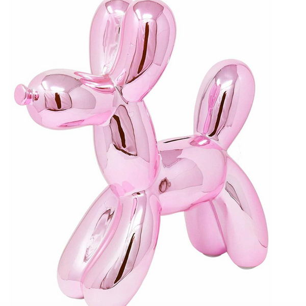 Pink Balloon Dog - 7.5