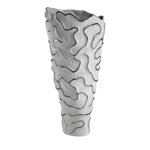Atlas Platinum Vase