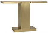 I Console, Metal with Brass Finish