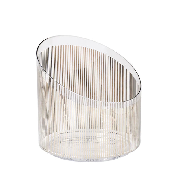 Platinum Stripe Ice Bucket