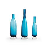 Botella Set of 3 Vases, Midnight Blue