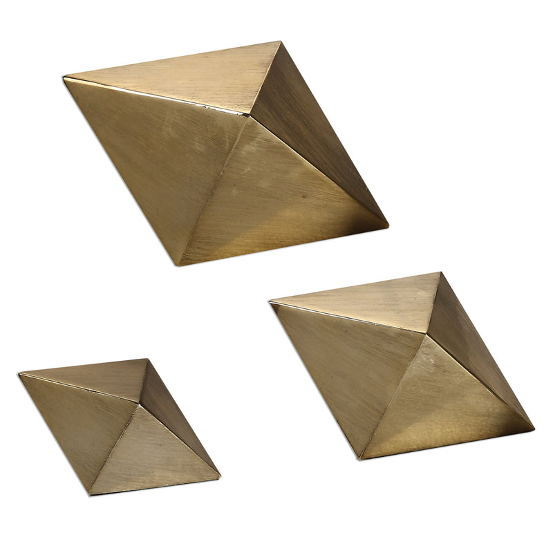 Rhombus Sculptures, S/3