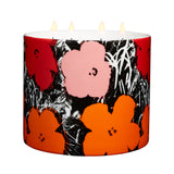 Andy WARHOL "Colour Flowers" giant candle