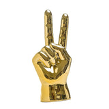 Gold Peace Hand Table Top - 8" tall